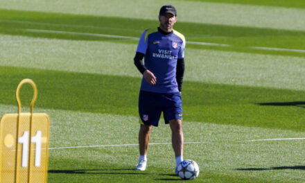 El Atlético se entrena sin Julián Alvarez, Oblak y Musso