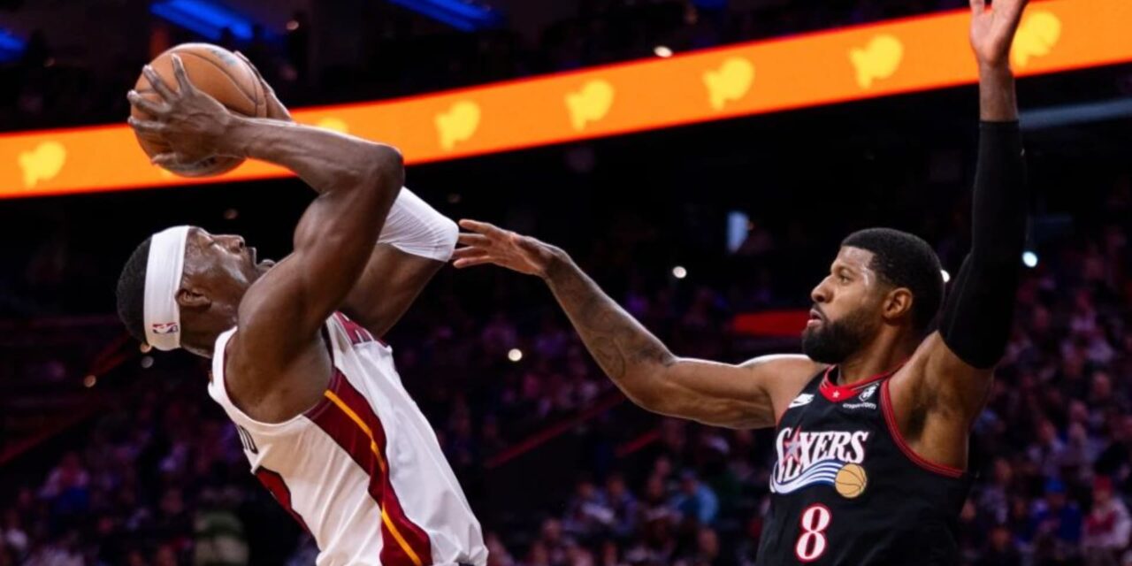 Powell y Ware lideran a Heat a su cuarta victoria consecutiva por 127-117 ante los 76ers