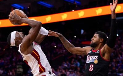Powell y Ware lideran a Heat a su cuarta victoria consecutiva por 127-117 ante los 76ers
