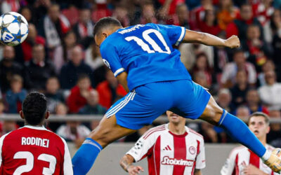 Real Madrid gana en la Champions con póker de Mbappe