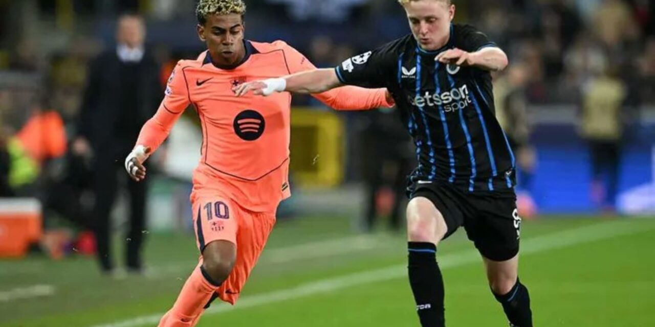 Barcelona deja ir puntos en Champions ante Brujas