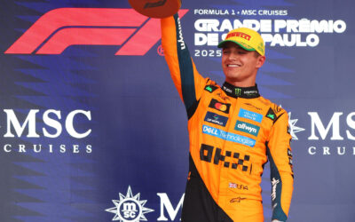 Norris gana el GP de Brasil desde la pole y palpita el título. Verstappen remonta y sube el podio