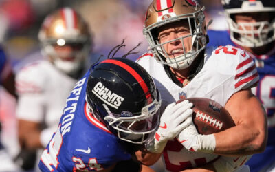 Christian McCaffrey y los 49ers dominan y ganan 34-24 a los Giants