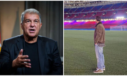 Laporta califica de «arrebato simpático y espontáneo» la visita de Messi al Camp Nou