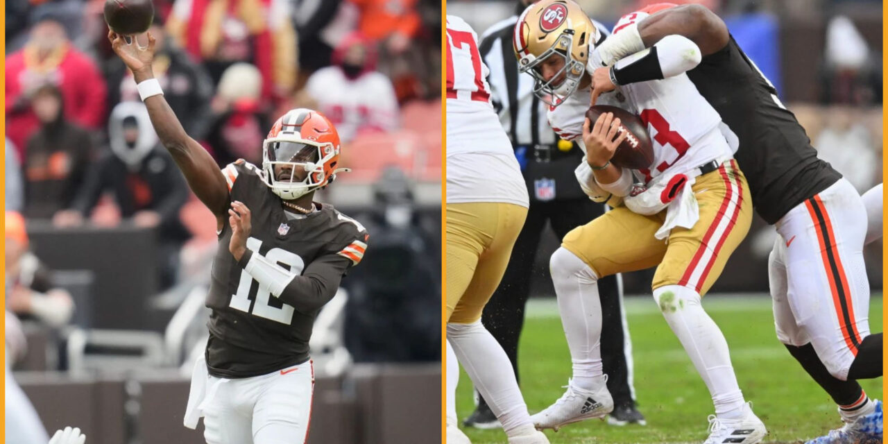 Purdy lidera a 49ers en victoria 26-8 sobre Browns arruinando debut de Sanders en casa