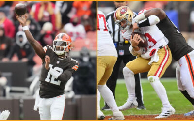 Purdy lidera a 49ers en victoria 26-8 sobre Browns arruinando debut de Sanders en casa