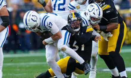 Steelers fuerza 6 pérdidas de balón y Pittsburgh supera a los Colts por 27-20