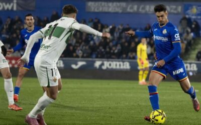 Gol de Arambarri acerca a Getafe a pasajes europeos con victoria sobre Elche en La Liga