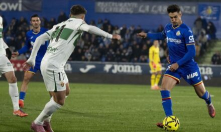 Gol de Arambarri acerca a Getafe a pasajes europeos con victoria sobre Elche en La Liga
