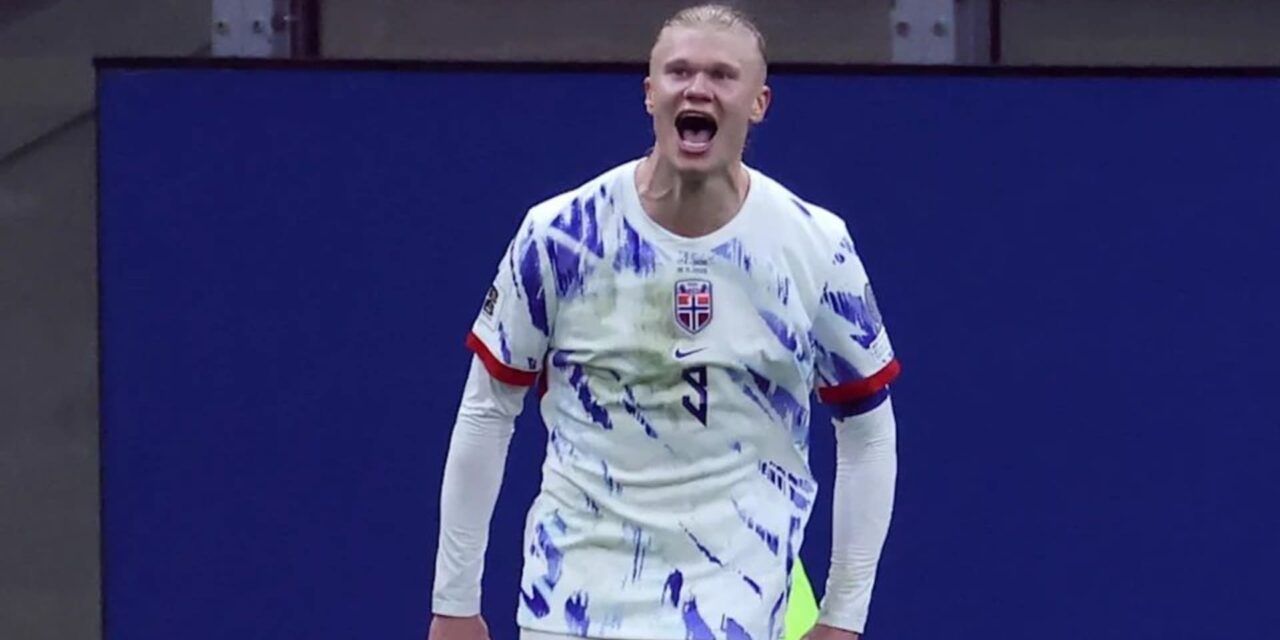 La Noruega de Haaland saca billete al Mundial 28 años después