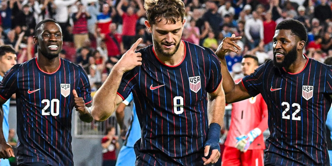 Estados Unidos cierra el año goleando a Uruguay