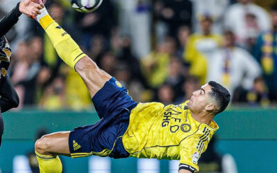 Cristiano anota gol de chilena