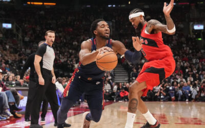 Brandon Ingram anota 37 puntos y Raptors vencen 110-99 a Cavaliers para su octava victoria al hilo