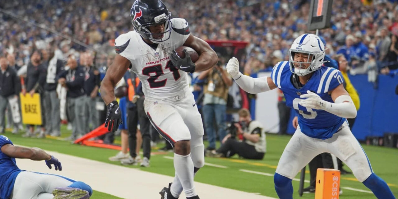 Texans frenan a los Colts y ajustan la carrera de la AFC Sur con victoria 20-16 en Indianápolis