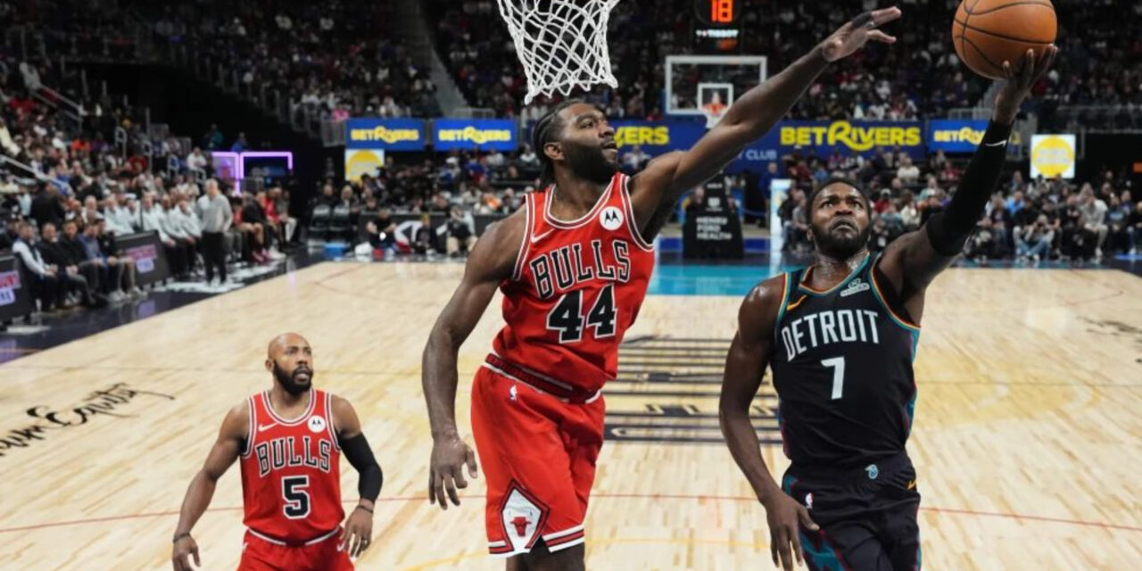 Paul Reed logra 28 puntos y 13 rebotes, Pistons ganan 124-113 a Bulls para su 8va victoria al hilo
