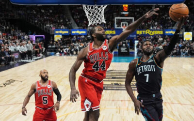 Paul Reed logra 28 puntos y 13 rebotes, Pistons ganan 124-113 a Bulls para su 8va victoria al hilo
