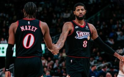 Maxey anota 54 puntos, la mejor marca de su carrera, y los 76ers superan a los Bucks 123-114 en la prórroga.