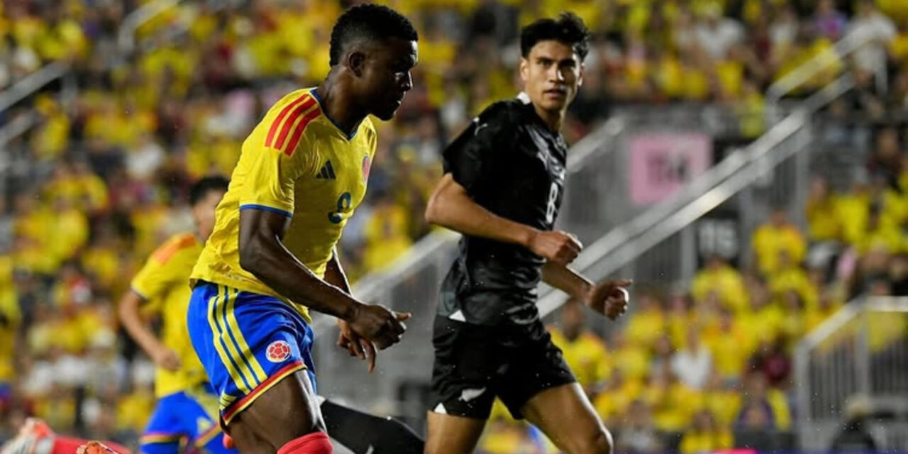 Colombia gana 2–1 a Nueva Zelanda en amistoso