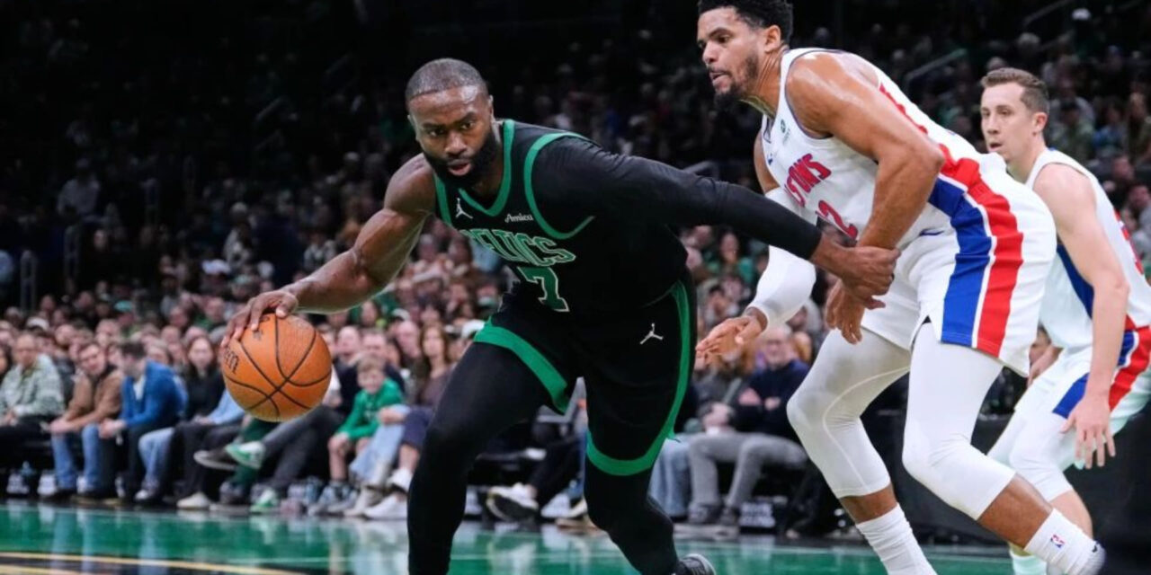 Celtics ponen fin a la racha de 13 victorias de Pistons al imponerse 117-114