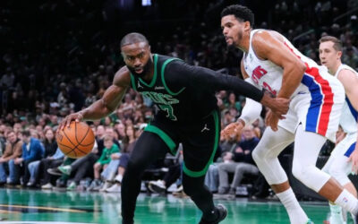 Celtics ponen fin a la racha de 13 victorias de Pistons al imponerse 117-114