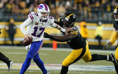 Josh Allen establece un récord en su carrera de touchdowns por tierra para un QB mientras los Bills aplastan a los Steelers