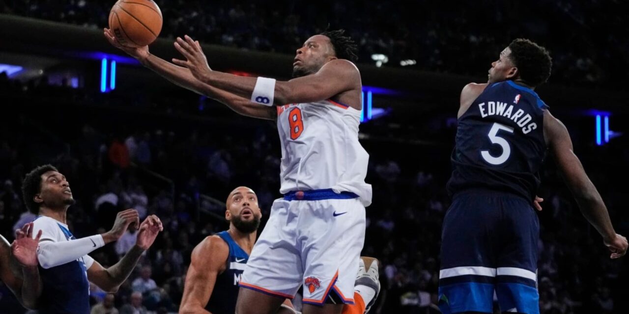 Anunoby y Brunson contribuyeron a la victoria aplastante de los Knicks sobre los Timberwolves por 137-114