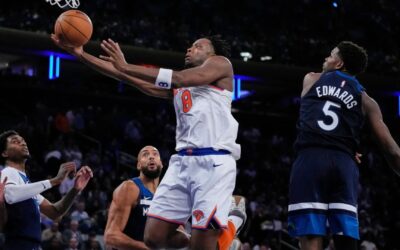 Anunoby y Brunson contribuyeron a la victoria aplastante de los Knicks sobre los Timberwolves por 137-114