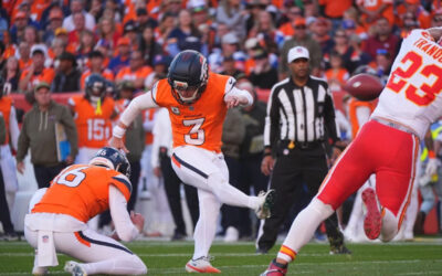 Los Broncos vencieron a los Chiefs 22-19 con un gol de campo de Lutz en el último segundo, extendiendo su racha de victorias a 8 partidos