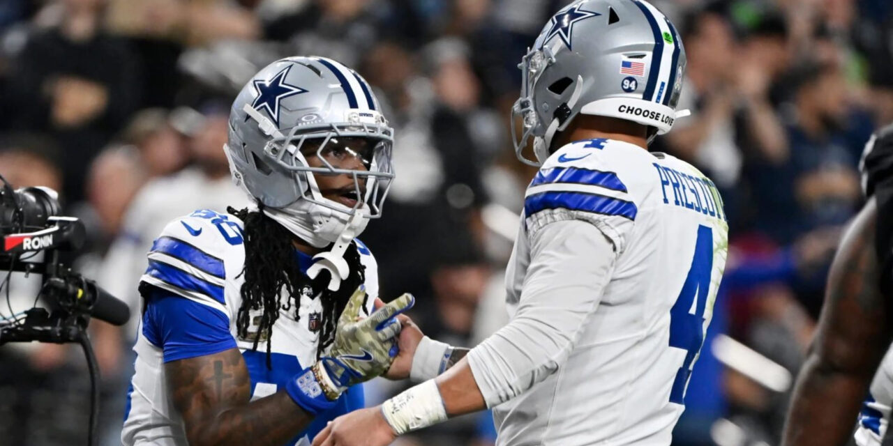 Cowboys rinden homenaje a Kneeland y luego consiguen 4 pases de touchdown de Prescott en victoria por 33-16 sobre los Raiders