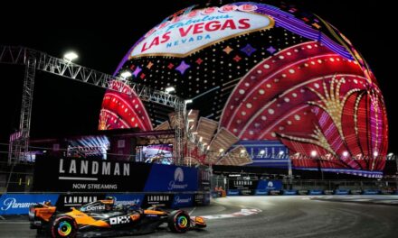 Lando Norris logra la pole en clasificación de Las Vegas bajo la lluvia y Verstappen saldrá 2do