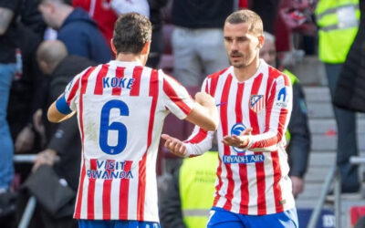 Griezmann anota como suplente en la victoria 2-1 del Atlético de Madrid ante Valencia