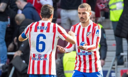 Griezmann anota como suplente en la victoria 2-1 del Atlético de Madrid ante Valencia