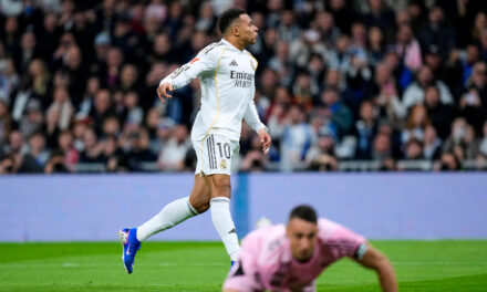 Mbappé iguala el récord de Cristiano Ronaldo de 59 goles en un año para el Real Madrid