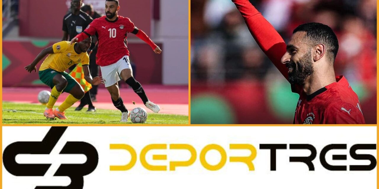 Salah guía a Egipto a octavos de la Copa África tras anularse penal a Sudáfrica con el VAR(Video D3 completo 12:00)