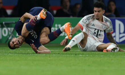 Reducen sanción a Luis Díaz en la Liga de Campeones tras falta a Achraf Hakimi