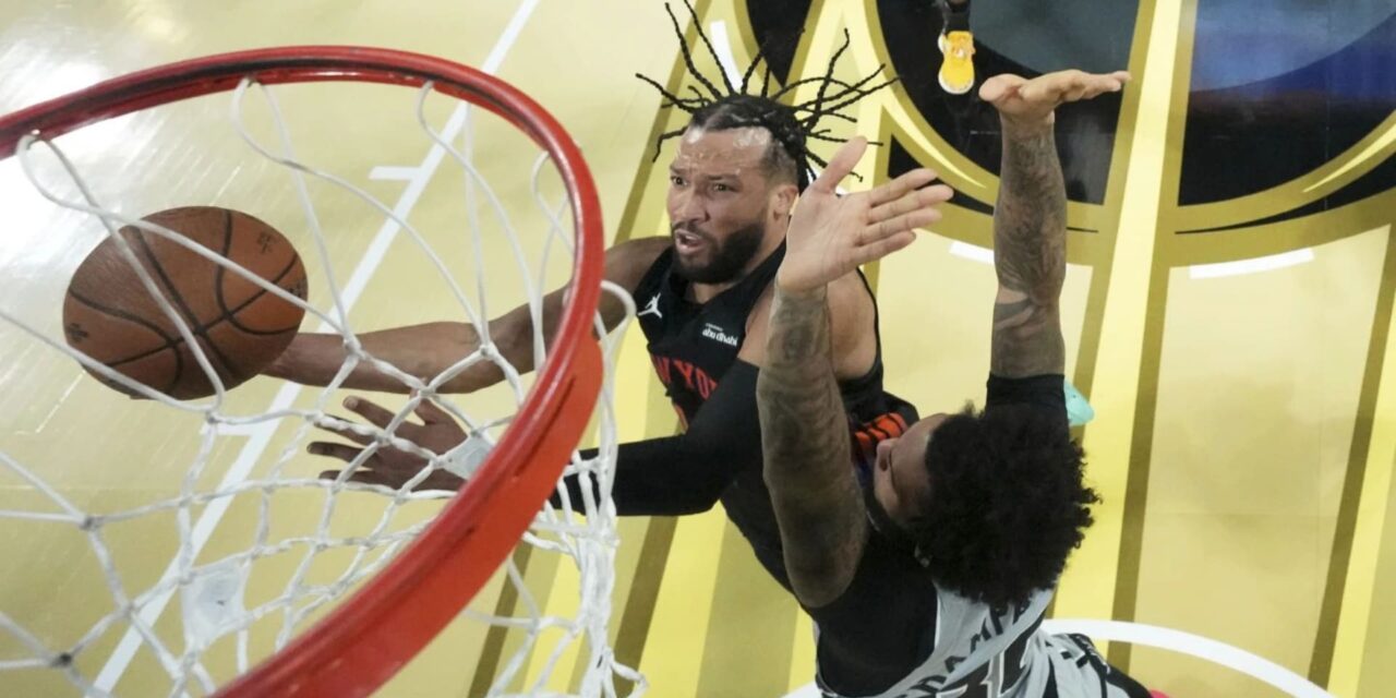 Los Knicks ganan la Copa NBA tras remontar y vencer a los Spurs por 124-113