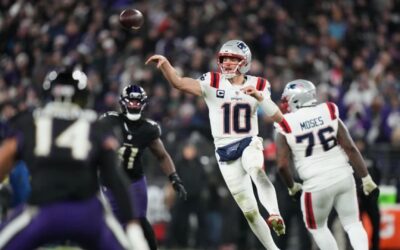 Drake Maye lidera a los Patriots a una victoria 28-24 sobre los Ravens y asegura lugar en playoffs
