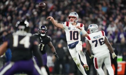 Drake Maye lidera a los Patriots a una victoria 28-24 sobre los Ravens y asegura lugar en playoffs