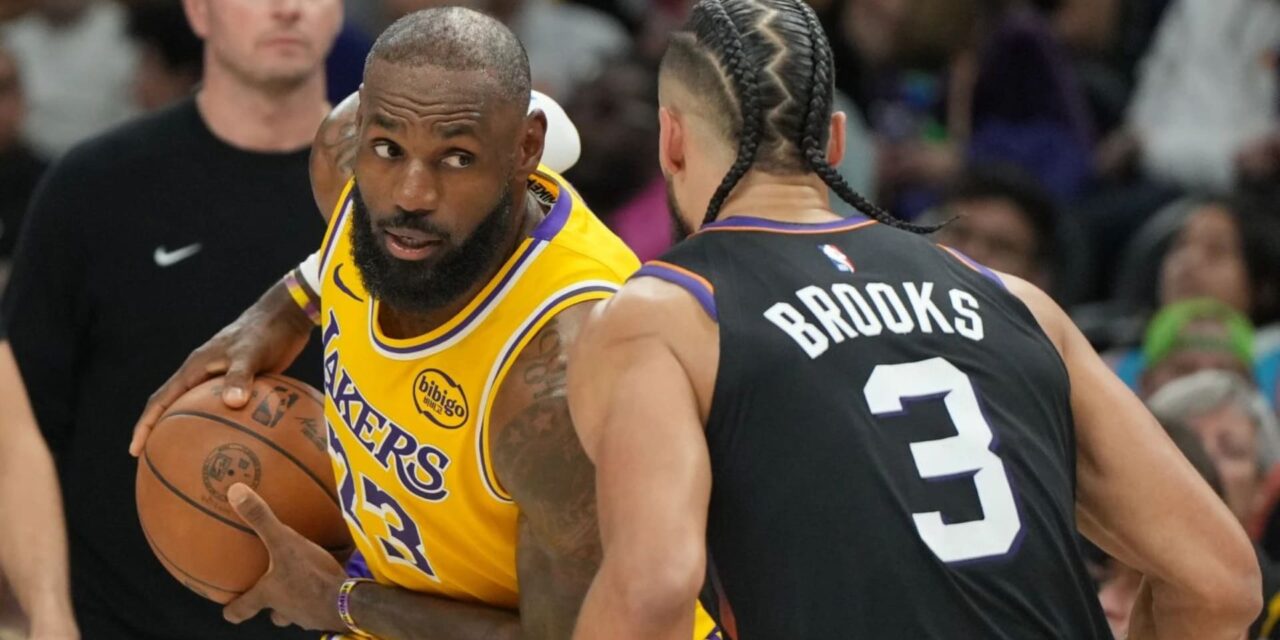 Dillon Brooks anota 25, Suns dominan a Lakers sin Luka y los aplastan por 132-108