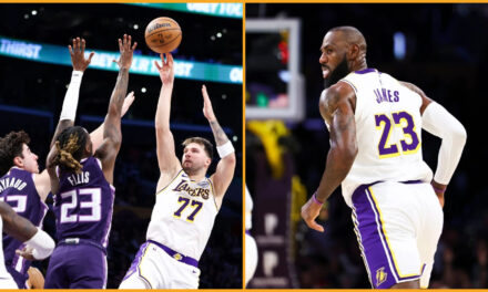 Luka Doncic y LeBron James suman 68 puntos; Lakers rompen racha con victoria 125-101 sobre Kings