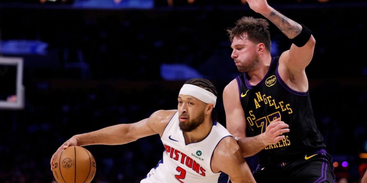 LeBron James pierde en su cumpleaños mientras Cade Cunningham lidera a los Pistons ante los Lakers, 128-106