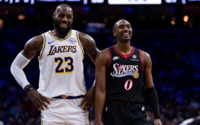 James anota triple, suma 29 y Doncic logra triple-doble en victoria de Lakers sobre 76ers