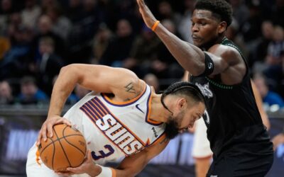 Los Suns superan los 40 puntos de Edwards y cortan la racha de 5 victorias consecutivas de los Timberwolves con una victoria por 108-105