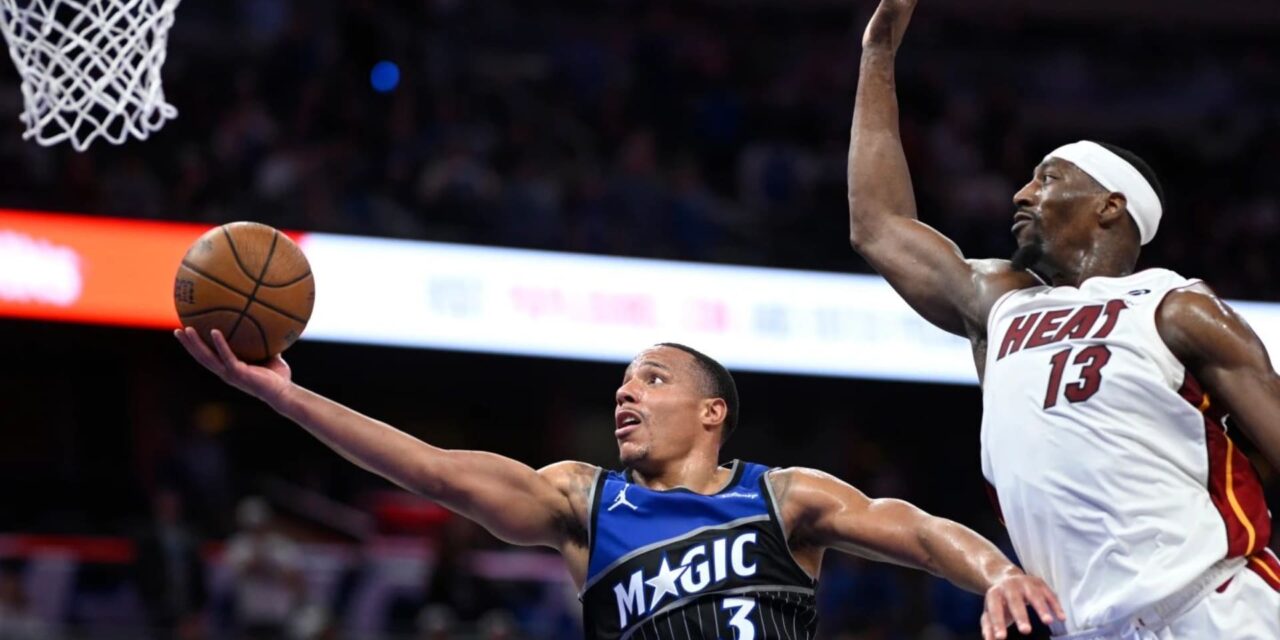 Bane anota 37 puntos para liderar al Magic ante el Heat por 117-108 en los cuartos de final de la Copa NBA.