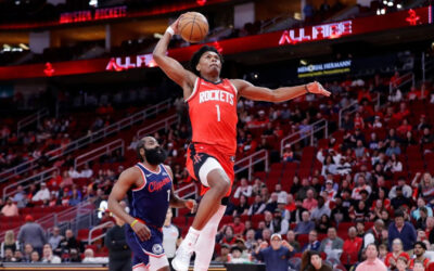 Thompson suma 20 puntos, 9 rebotes y 8 asistencias, Rockets vencen a Clippers 115-113