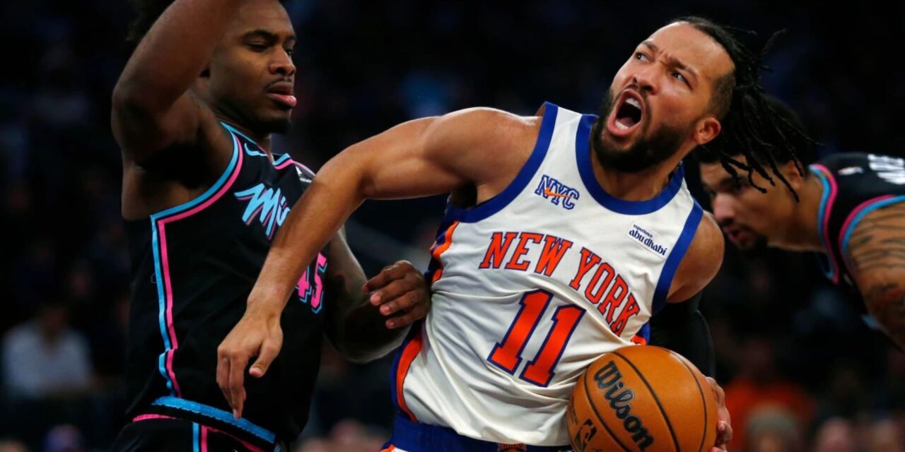 Knicks se imponen al Heat con el mejor registro de la temporada de Brunson con 47 puntos