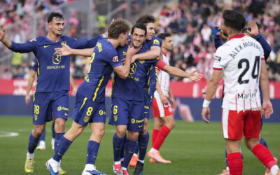 El Atlético cierra el año con una alegría en Girona