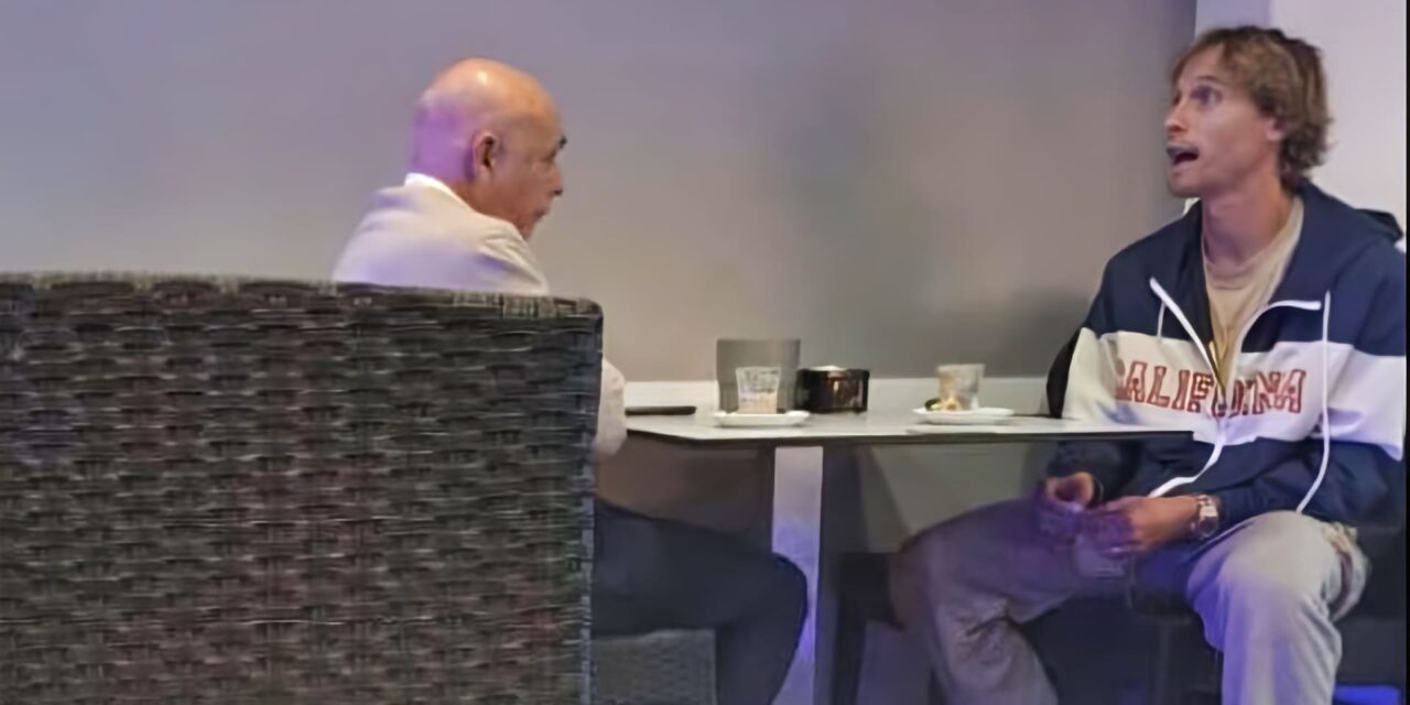 Sergio Canales y el presidente del Racing se reúnen como parte de su «relación personal»