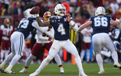 Dak Prescott lanza para 307 yardas y 2 touchdowns; Cowboys superan 30-23 a Commanders