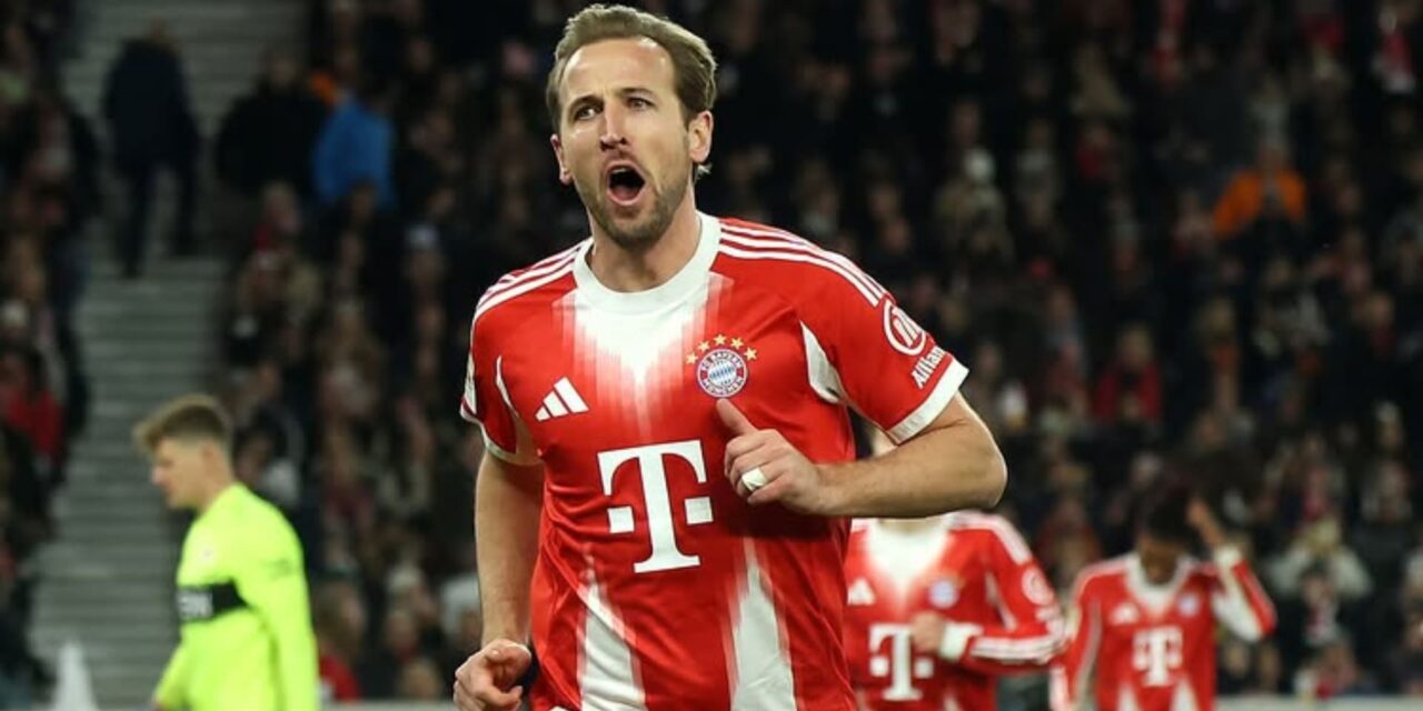 El Bayern arrasa al Stuttgart con tres goles de Kane en menos de media hora